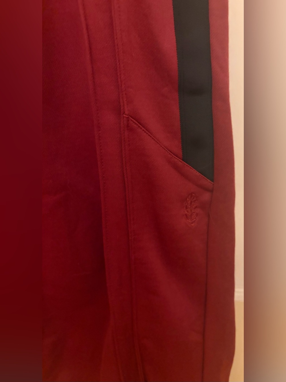 FP Movement by Free People Burgundy Wide-Leg Drawstring Track Pants - Picture 6 of 15